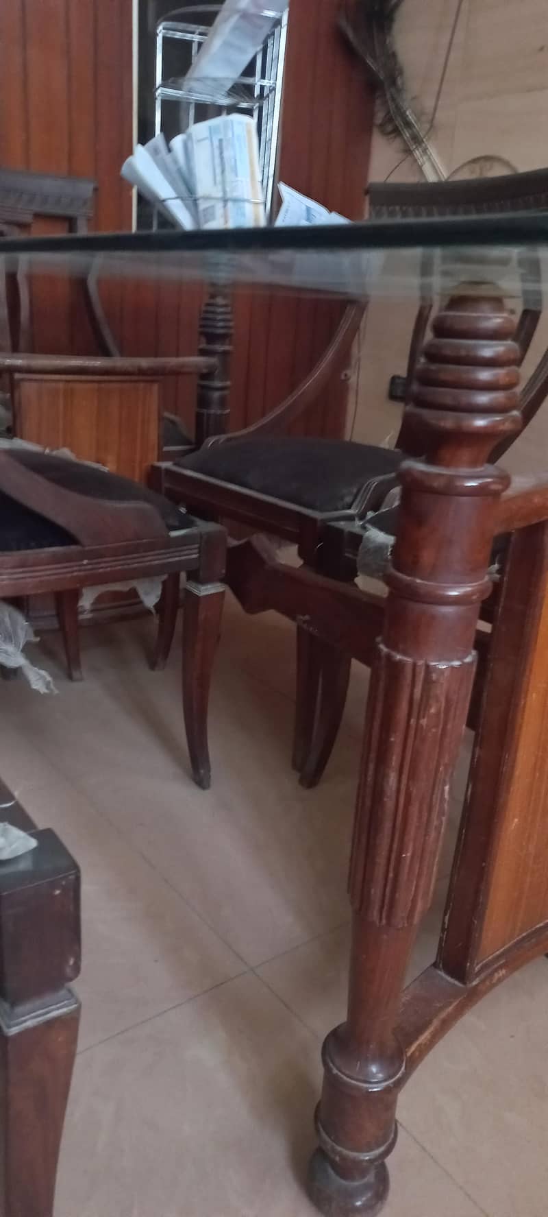 Dining table with sofa set 1