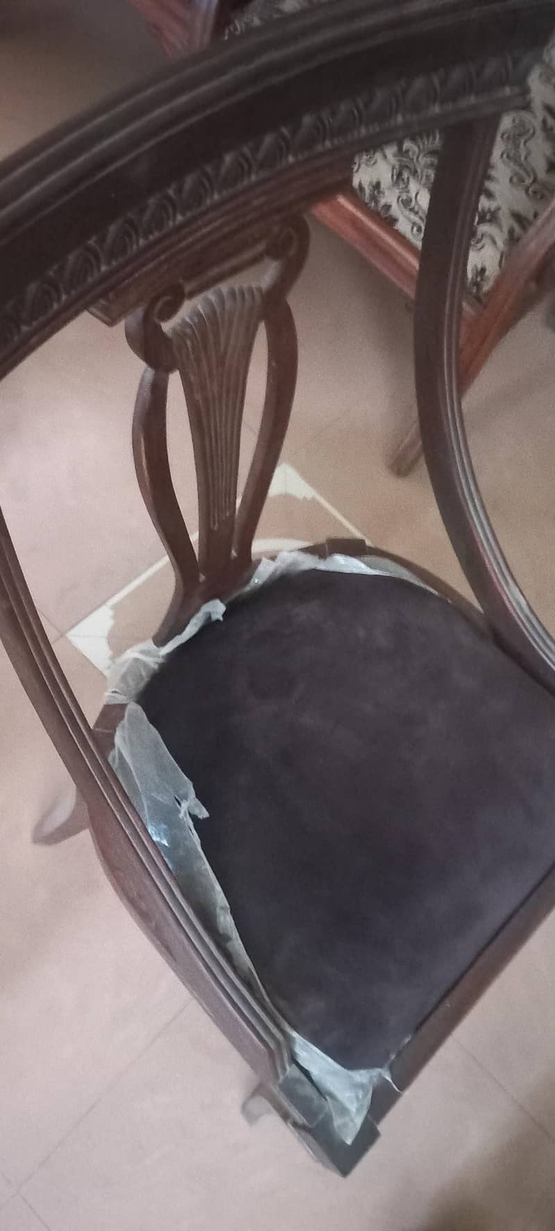 Dining table with sofa set 2