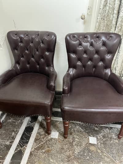 Bedroom chairs pair