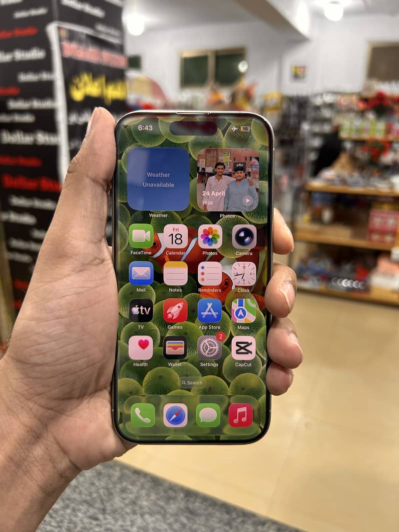Iphone 15 pro - 512 gb - jv physical + E sim 7