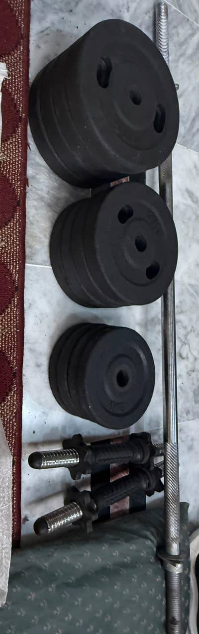 weight plates,rod,dumbell