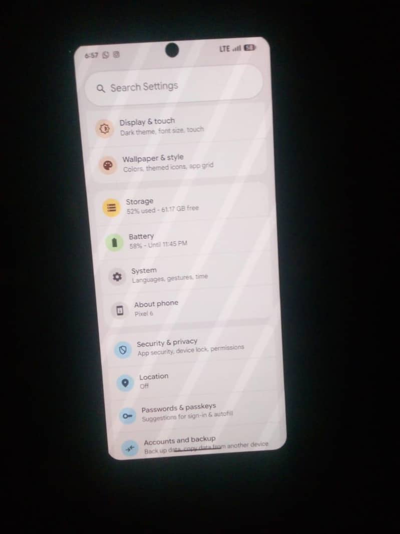 Google Pixel 6 led Panel 1