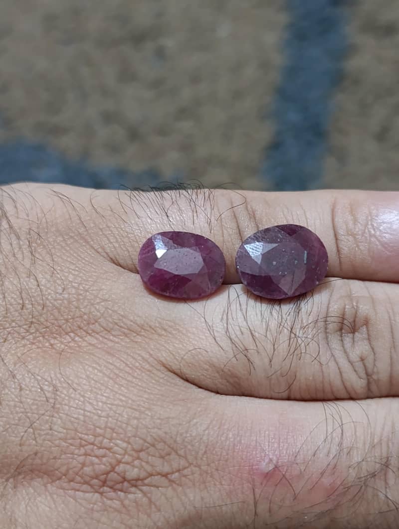 INDIAN RUBY PAIR 0