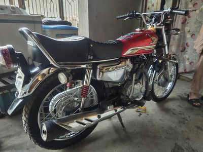 honda cg silver edition self start 2020 model neet and clean bike