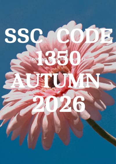SSC code 1350 autumn 2026
