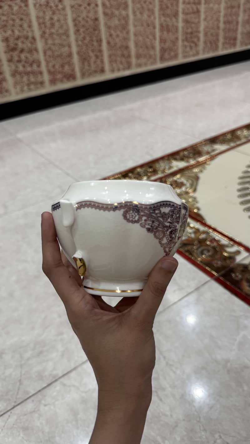 Glass dinner set 4