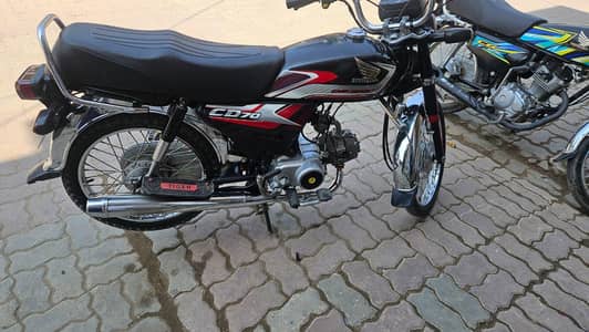 Honda CD 70 2025 Model 10 by 10 condition