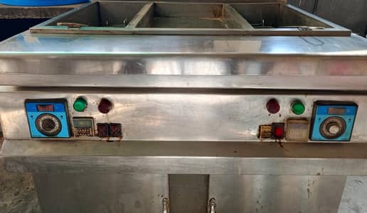 Double Commercial Deep Fryer – 15L Oil Capacity | Excellent Condition