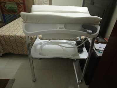 Baby diaper changing station plus bathing