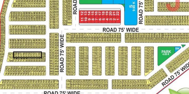 5 Marla General Category Plot for Sale Phase 1, Jinnah Sector, Block J, LDA City Lahore