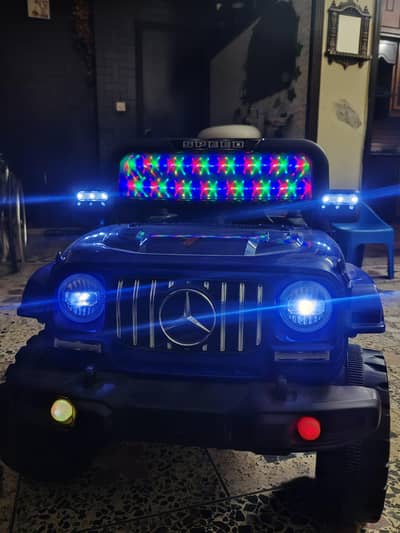 kids electric battery and remote car just like new