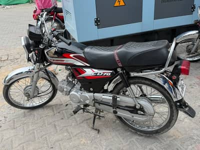 Honda cd 70 new condition