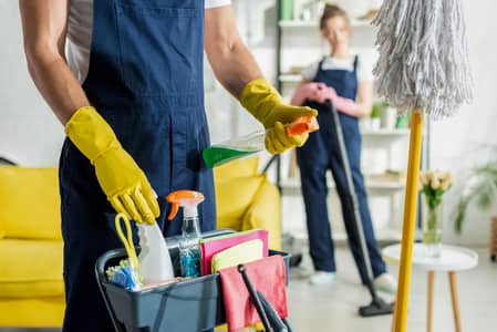 Housekeeping and cleaner boy