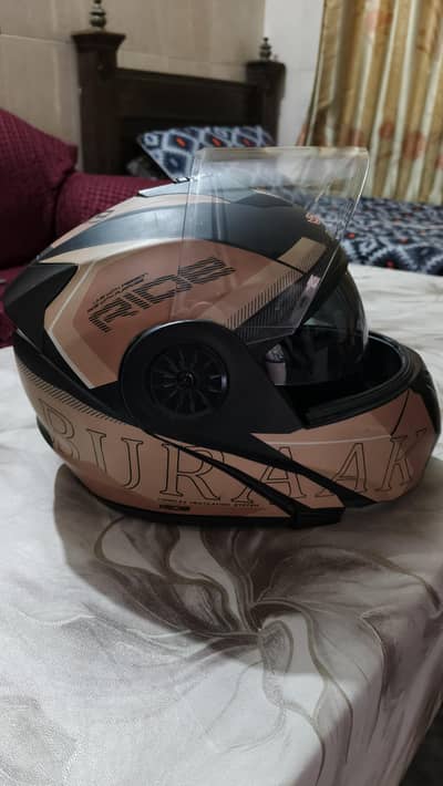 buraak helmet. up lift helmet full sporty look 3 in 1