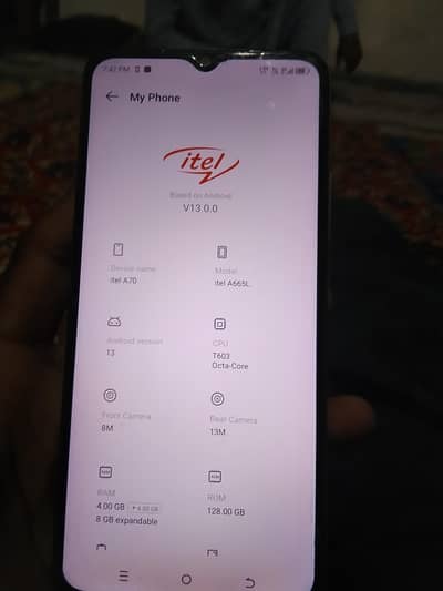 Itel A70