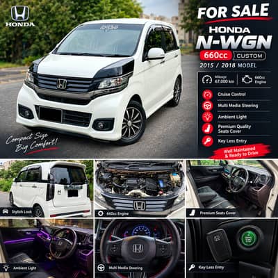 Honda N-WGN Custom 660cc | 2015/18 Model