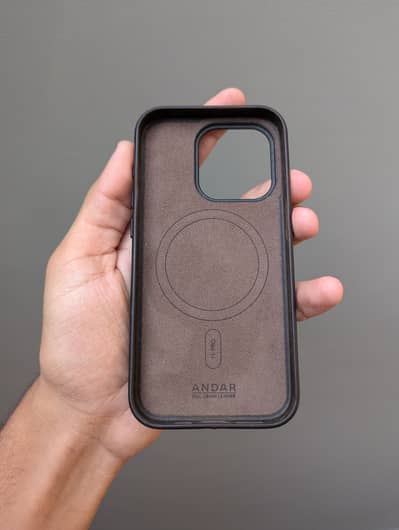 Andar Leather Cover For iPhone 15 Pro