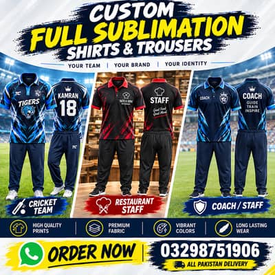 Custom Cricket Team & Staff Uniforms
