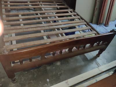 Wooden Bed Complete