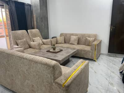 6 Seater Sofa + 2 big Chairs + 1 Ottoman