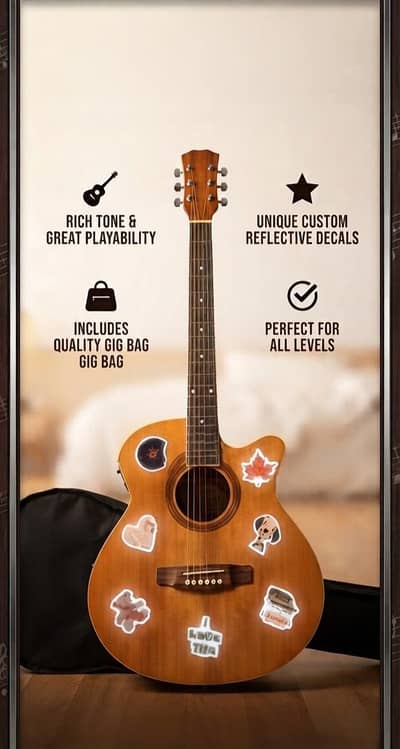 Marcobi Semi Acoustic Guitar for Sale | Used | Excellent Sound