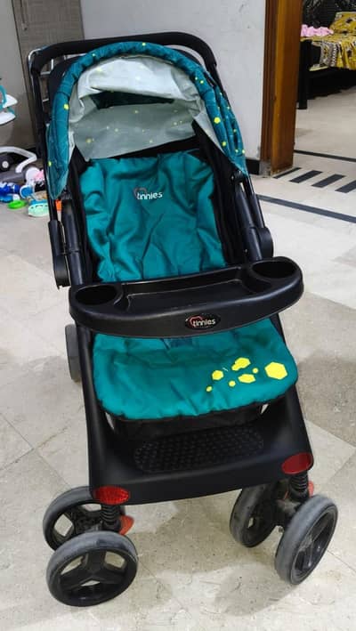 Tinntes Baby Stroller - Acid Blue