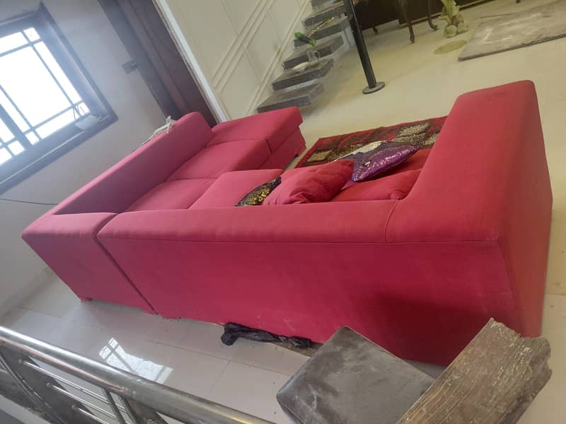 Lshape sofa  7 seater 2