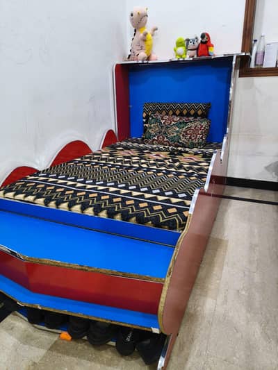 kids single bed with Mattress