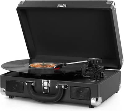 Vintage Suitcase Turntable Record Player - LP Vinyl to MP3 Converter