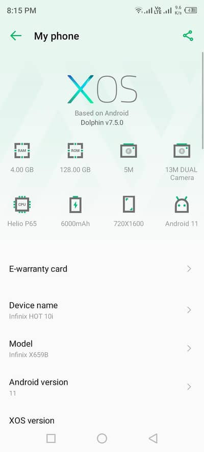 Infinix Hot 10i