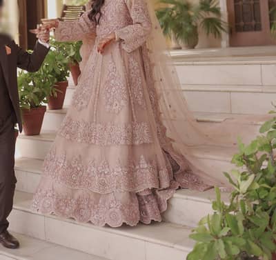 Elegant Bridal Maxi dress - Heavy Embroidery