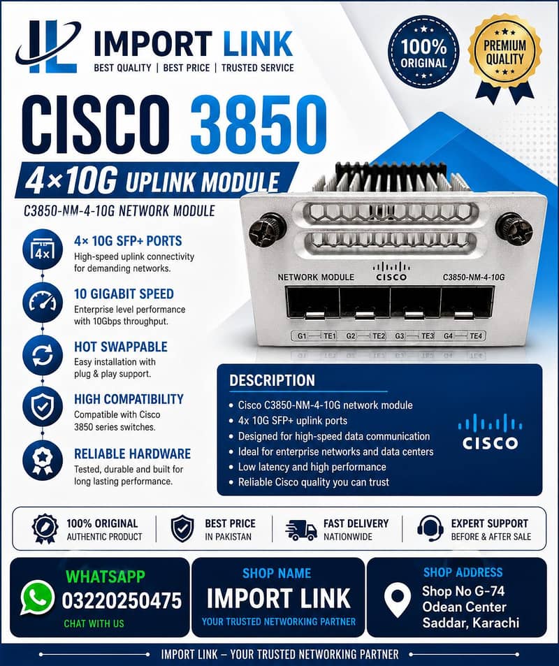 Switches || Access Point || Wireless Controller || Router || Dac Cable 5
