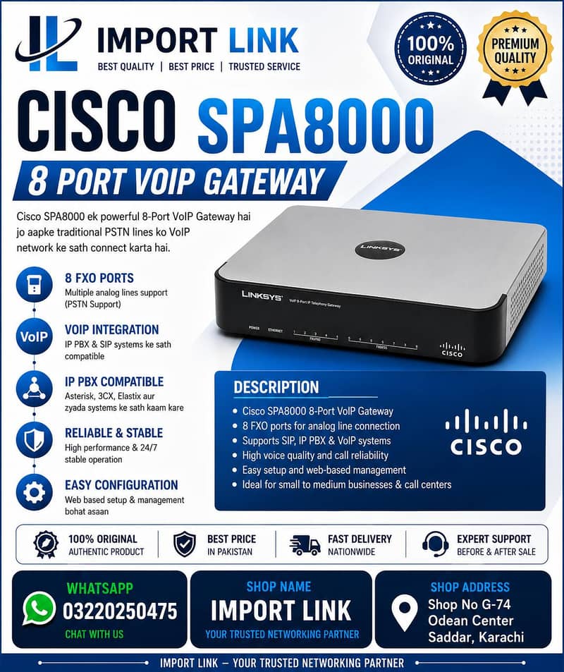 Switches || Access Point || Wireless Controller || Router || Dac Cable 6