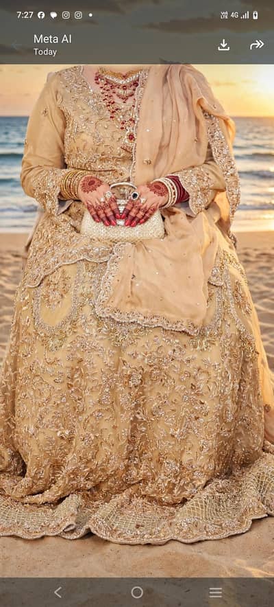 bridal lehenga choli for all events mehndi barat valima