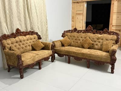 Brand new chinioti wooden Sofa Set | 5 seater