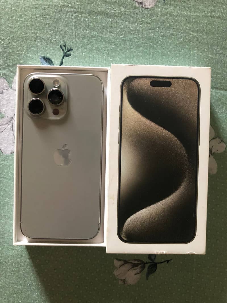 iPhone 15 Pro Max | 256GB | Non PTA | Full Box | Urgent Sale 6