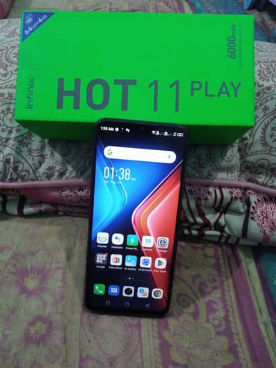 hot11 play 4/64.6000 mAh. 2 days battery  life outclass camera