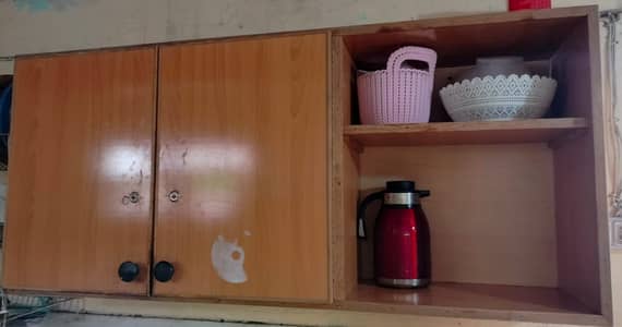 Used Wooden Kitchen Wall Cabinet / Storage Cupboard for Sale