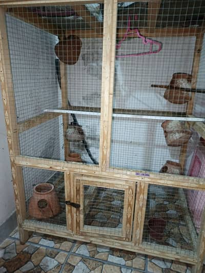 Cage, wood cage, big cage,cage with kaujays