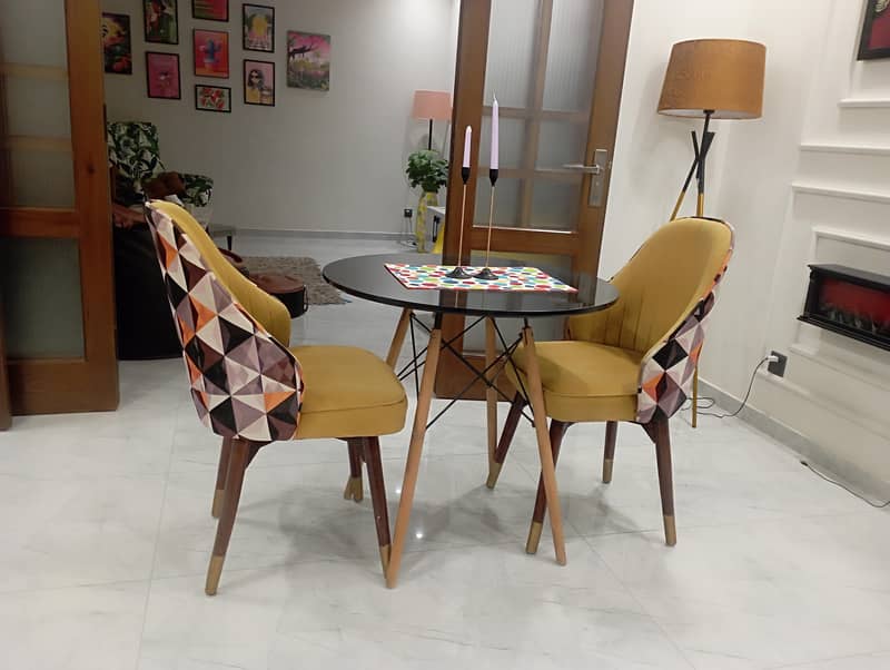 Dining Table with Two Chairs 1