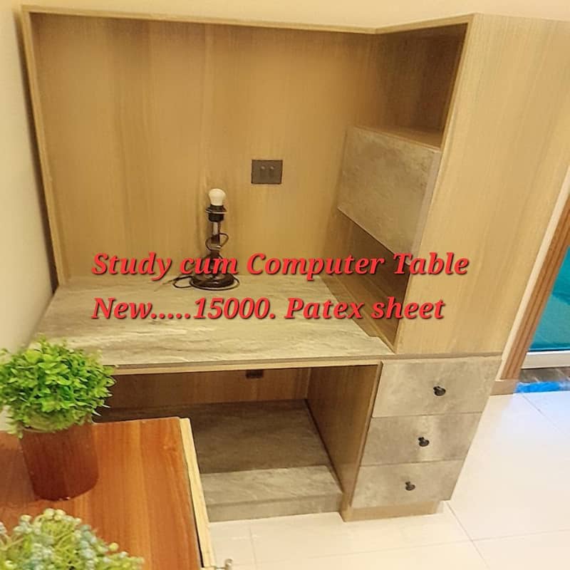 Computer table, Book shelf, Shou reck, Table 4