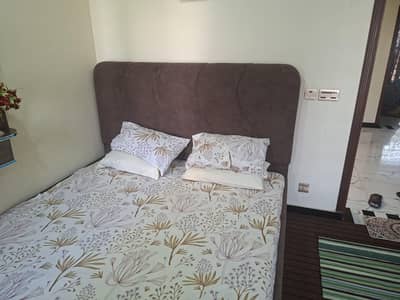 New bed with two side tables