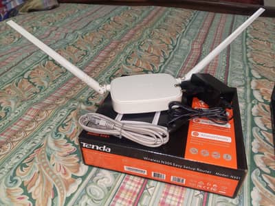 Tenda N301 N300 WiFi Router | 300Mbps | 2×5dBi Antennas | Adapter orig