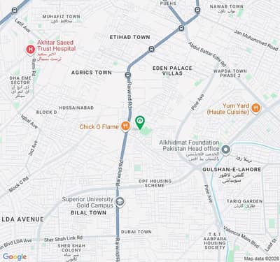 1 Kanal Plot For Sale In Punjab University Town 1