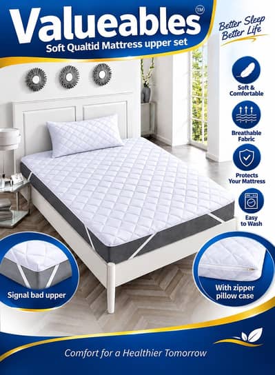 bed and pillow cover