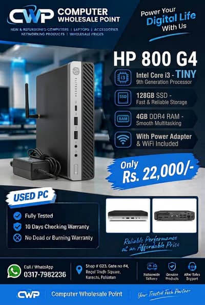 HP ELITEDESK 800 G4 TINY