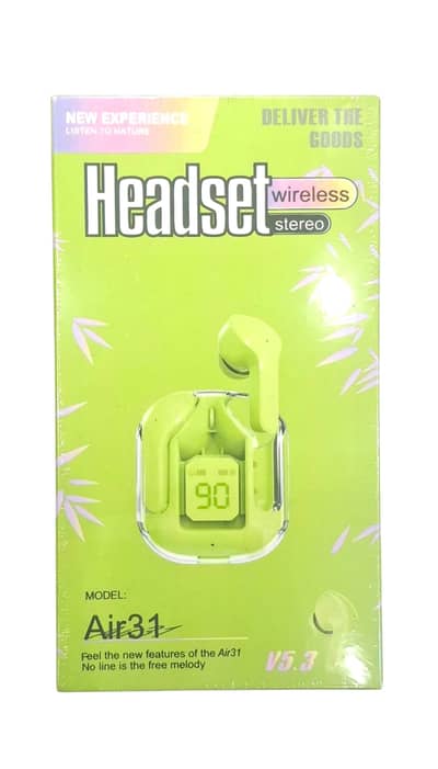 Air 31  Bluetooth Earbuds | High fi sound Bluetooth Earbuds