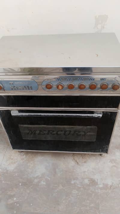 Cooking Range ( five Burners with Grill Oven)