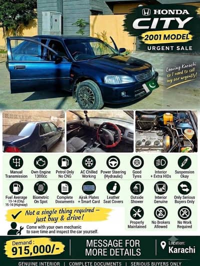 Honda City 2001 Manual