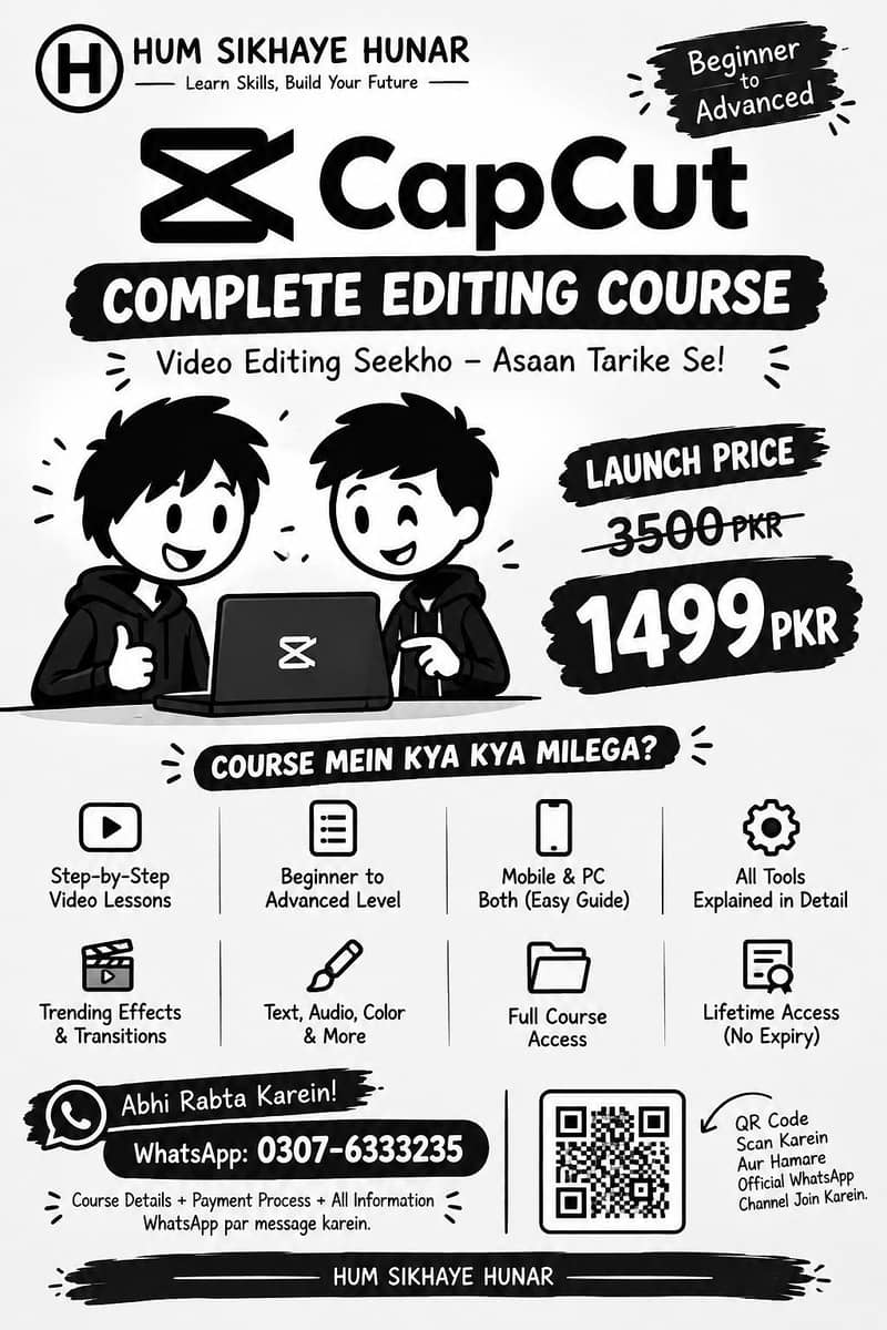 Capcut editing course 0